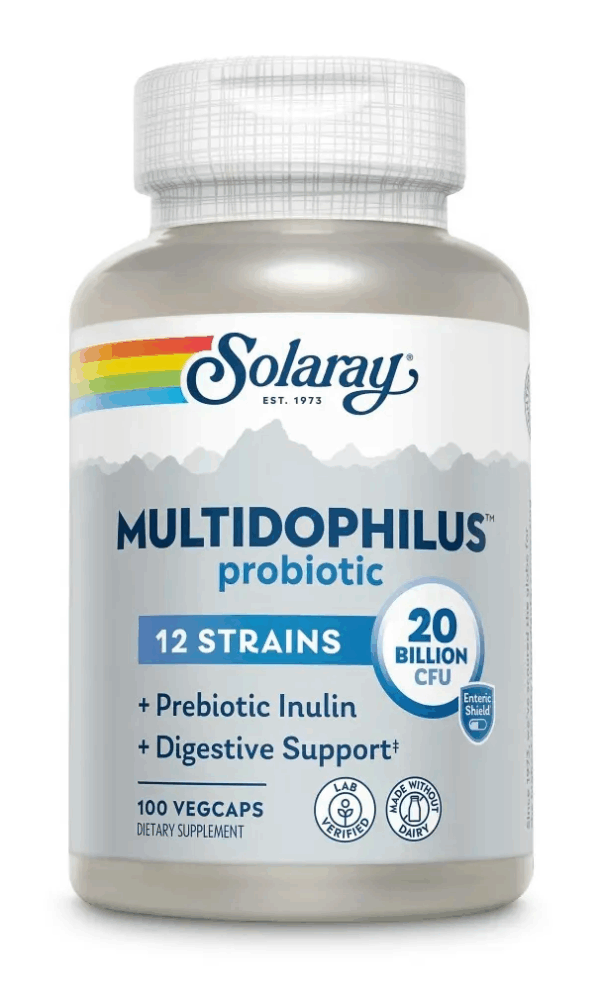 Solaray Multidophilus Probiotic 12 Capsules