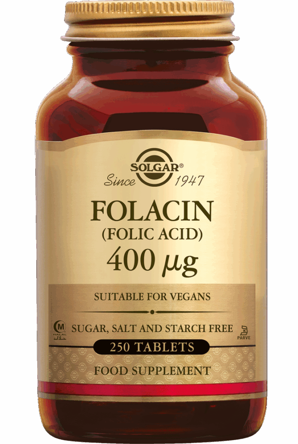 Solgar Folacin (Foliumzuur) 400 mcg Tabletten
