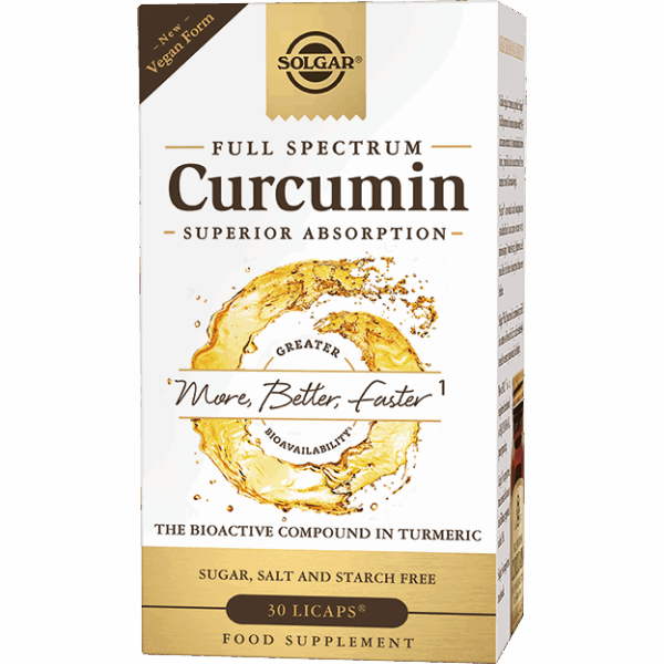 Solgar Full Spectrum Curcumin (Kurkuma) Vegicapsules