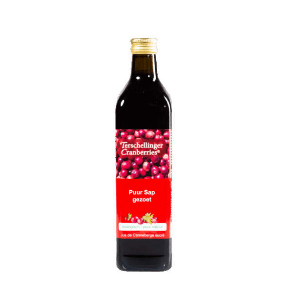Terschellinger Cranberries Cranberrysap Eko Gezoet