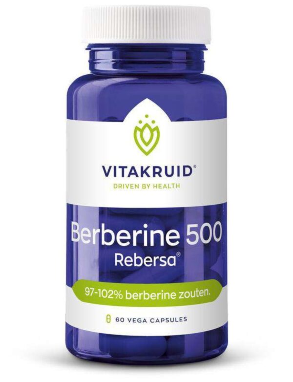 Vitakruid Berberine 500 Rebersa® 97-102% berberine zouten 60