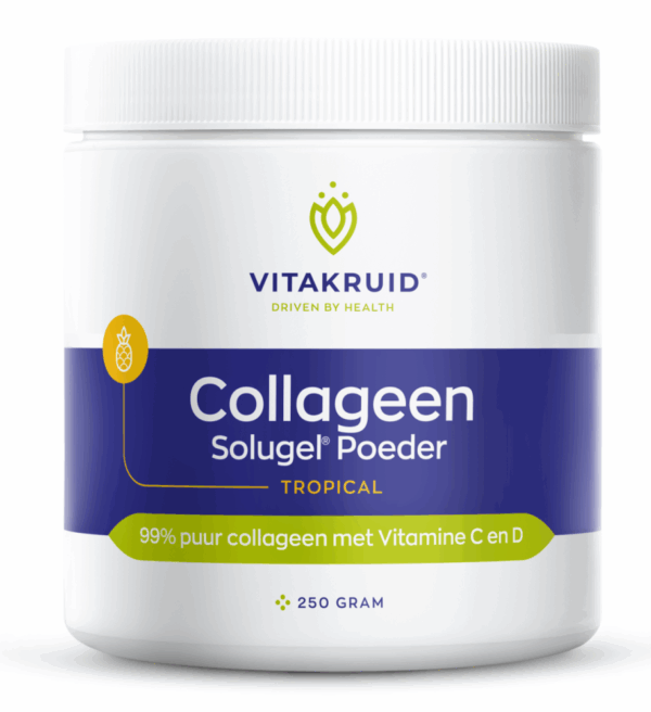 Vitakruid Collageen Solugel® poeder met vitamine C & D - Tropical