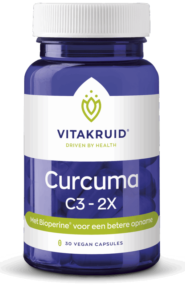 Vitakruid Curcuma C3-2X (95% curcuminoïden) met Bioperine® 30
