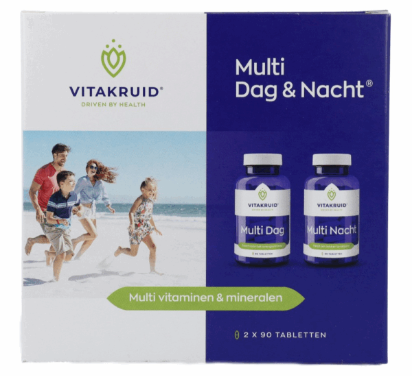 Vitakruid Multi Dag & Nacht HD 100% Vegan 2 x 90