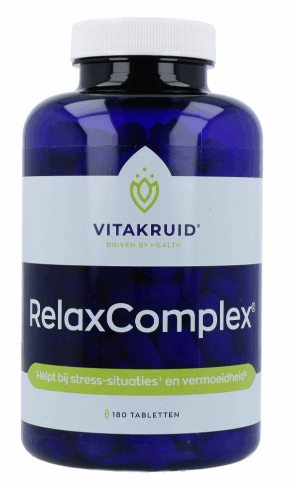 Vitakruid RelaxComplex oa Magnesium Tauraat & Vitamine D3