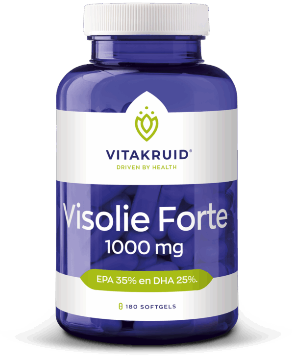 Vitakruid Visolie Forte 1000 mg EPA 35% DHA 25% 180