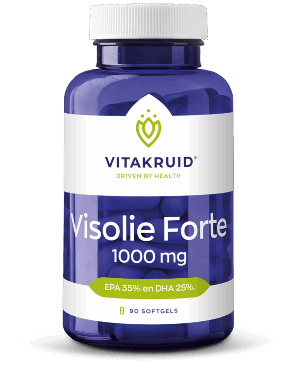 Vitakruid Visolie Forte 1000 mg EPA 35% DHA 25% 90