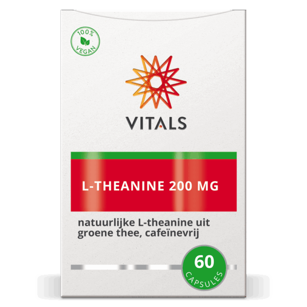 Vitals L-Theanine 200mg Capsules