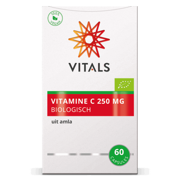 Vitals Vitamine C 250mg Biologisch Capsules