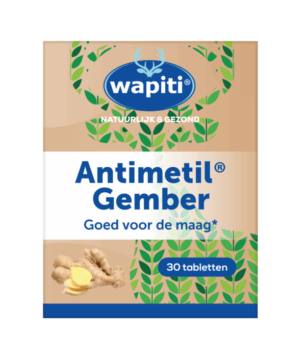 Wapiti Antimetil Gember Tabletten