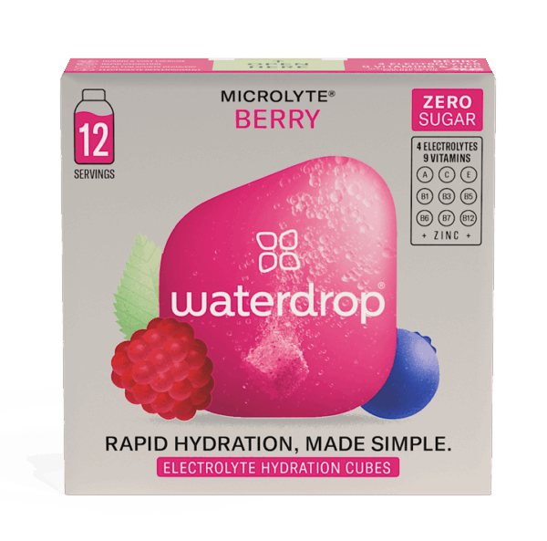 Waterdrop Microlyte Berry Electrolyte Hydration Cubes