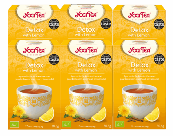 Yogi Tea Detox Met Citroen Voordeelverpakking