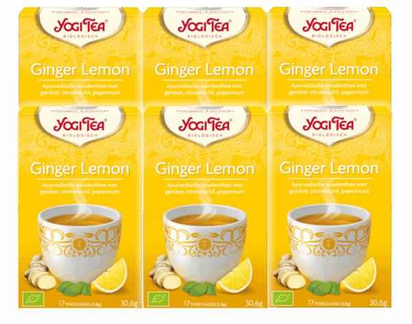 Yogi Tea Ginger Lemon Voordeelverpakking