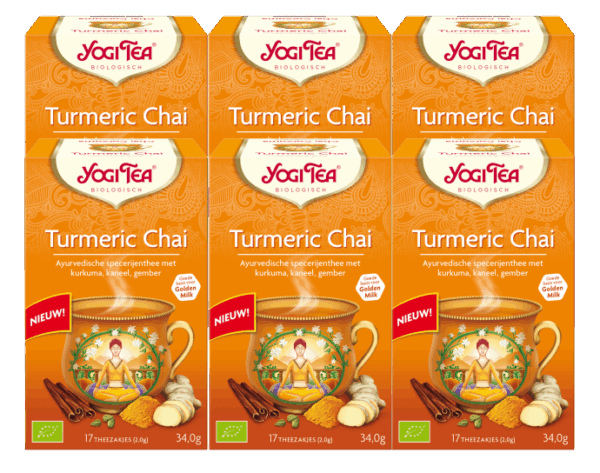 Yogi Tea Turmeric Chai Voordeelverpakking