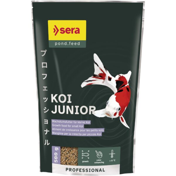 Sera Koi Professional Junior 500g - Groei & Kleurversterkend Voer voor Jonge Koi