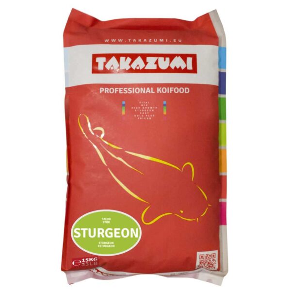 Takazumi Steurvoer 15kg - Rijk aan Proteïnen, Zinkende Korrels voor Optimale Groei