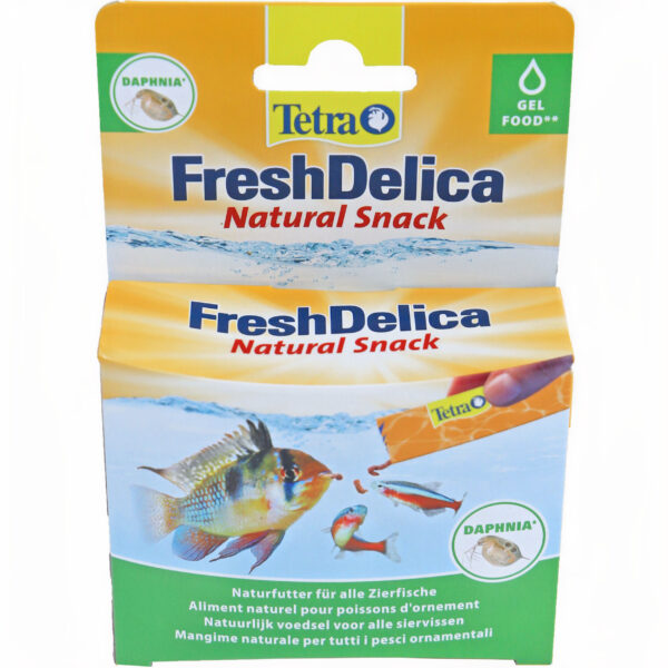 Tetra Freshdelica Daphnia Voedingrijke Gelei 48g - Vitaminen & Proteïne Rijke Voer voor Aquarium