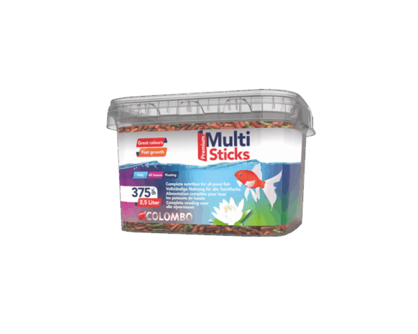 Colombo Multi Sticks 10L - Compleet Vijvervoer voor Groei en Kleurrijk Leven, Rijk aan Eiwit & Vitamines