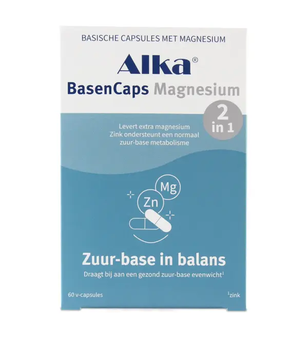 Alkalische Basecaps Magnesium - 60 capsules