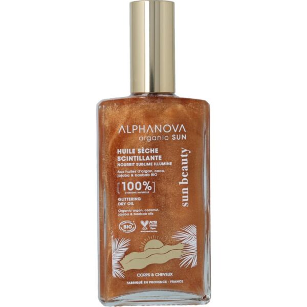 Alphanova Sun Sun shimmering dry oil bio