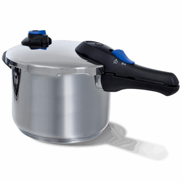 Snelkookpan 22 cm 6 liter - glanzend