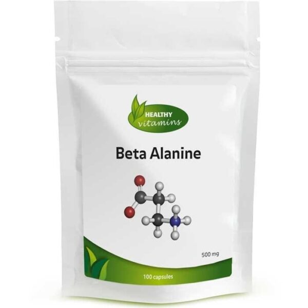 Beta Alanine | 100 capsules | 500 mg | Vitaminesperpost.nl