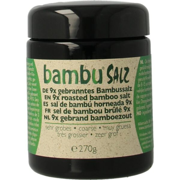 Bambu Salz Bamboezout zeer grof 9x gebrand