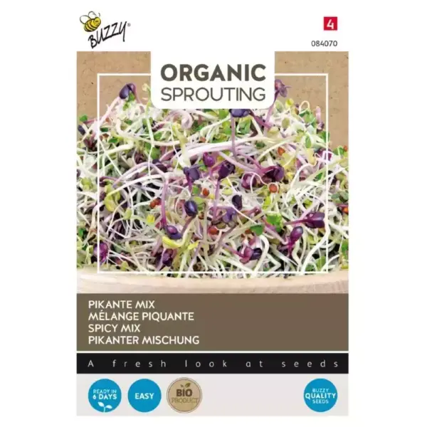 Bio Knip & Eet, Sprouting Salademengsel pikant