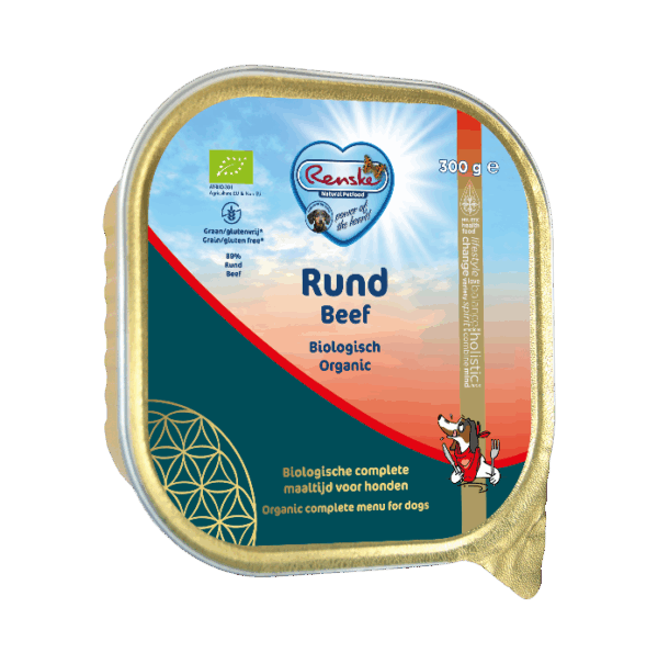 Renske biologisch vers gestoomde rund 9 x 300 gram