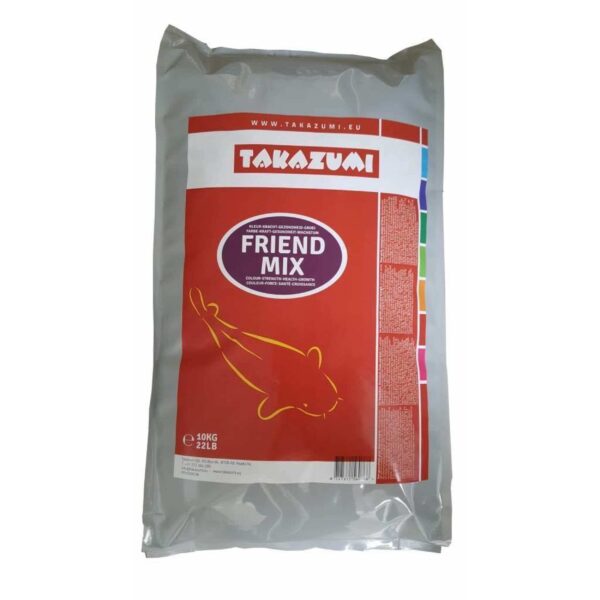 Takazumi Friend Mix Koi Voer - 10kg - Gezondheid & Kleurversterkend - Voor Alle Koirassen
