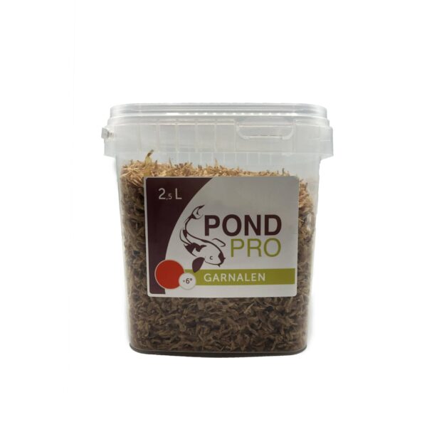 Pond Pro Garnalen Emmer 2,5L - Eiwitrijk Koivijver & Aquarium Voedsel met Vitaminen & Mineralen