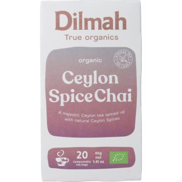 Dilmah Ceylon spice chai tea bio