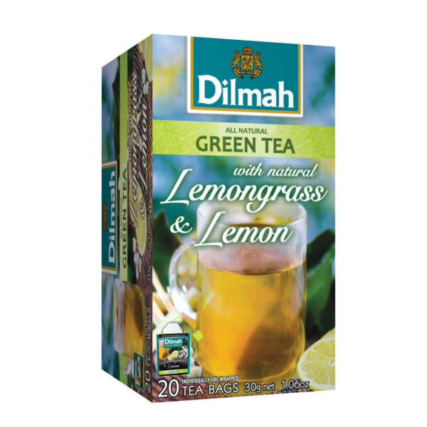 Dilmah Green tea with lemongrass & lemon