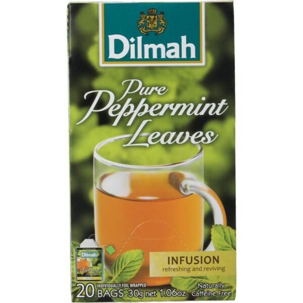 Dilmah Peppermint tea herbal infusion