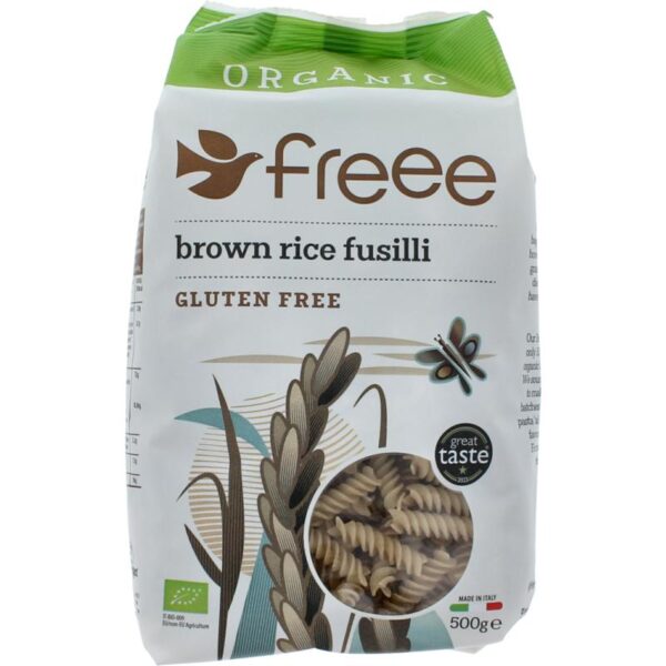 Doves Farm glutenfree brownrice fusil bio