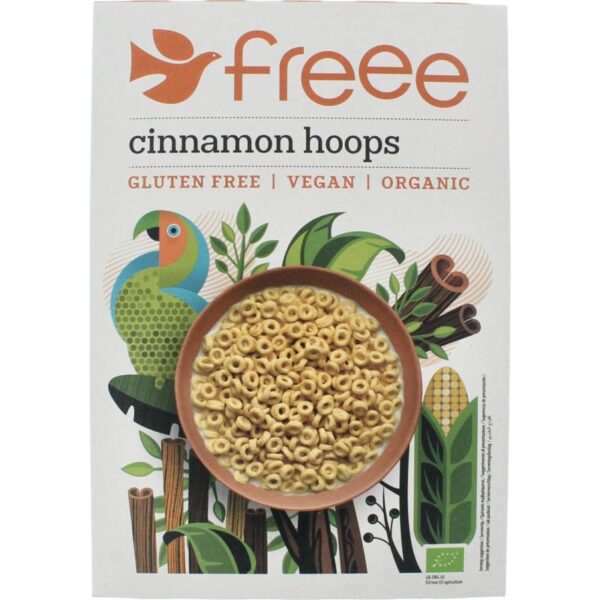 Doves Farm glutenfree cinnamon hoops bio