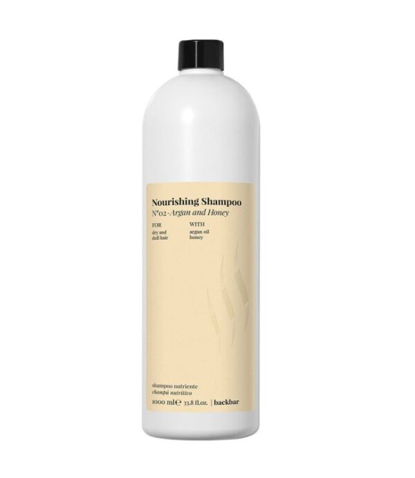FarmaVita backbar nourishing shampoo n°02 argan and honey 1000ml