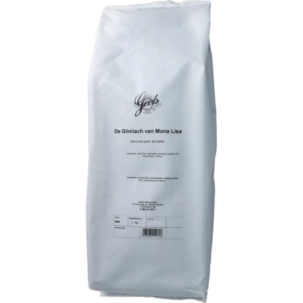 Geels glimlach van mona lisa