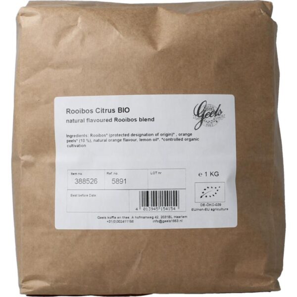 Geels rooibos citrus