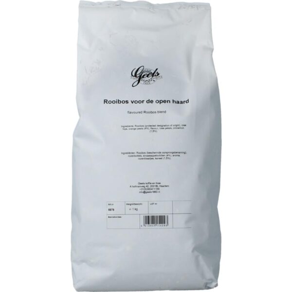 Geels rooibos voor de open haard