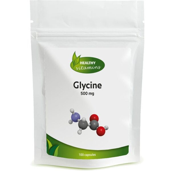 Glycine | 100 capsules ⟹ Vitaminesperpost