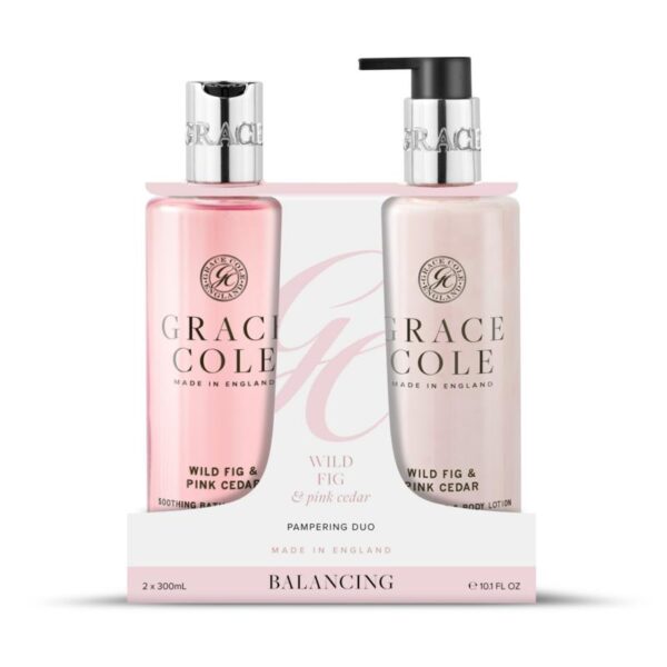 Grace Cole Wild fig & cedar bodycare duo