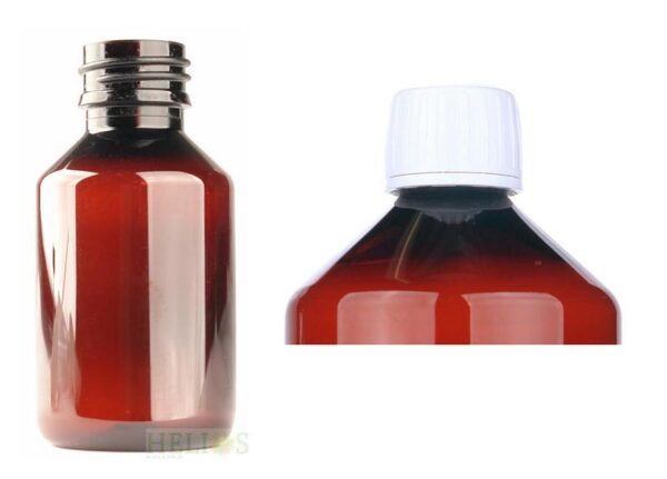 Helios Holland pet fl 100ml amber m witte dop