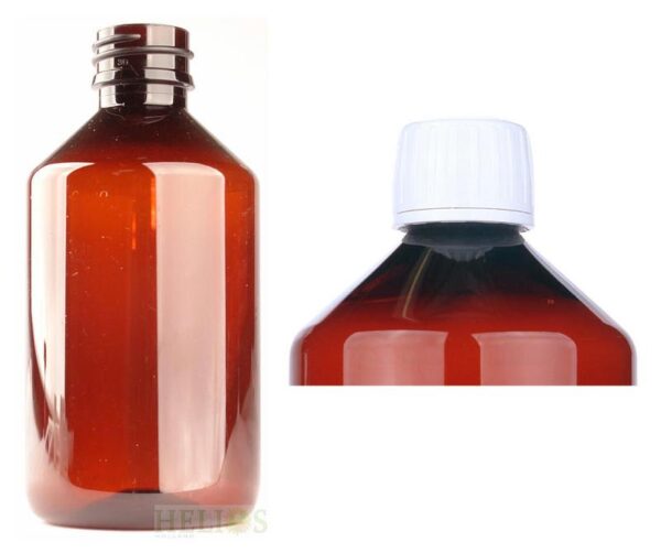 Helios Holland pet fl 250ml amber m witte dop