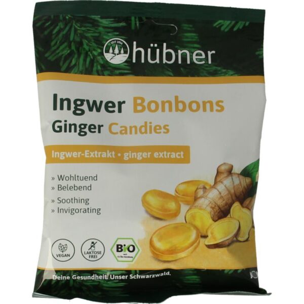 Hubner Gember bonbons bio