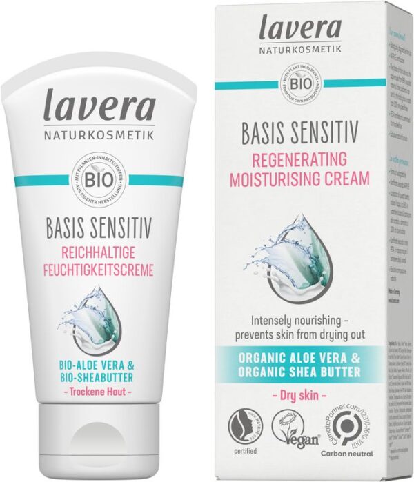 Lavera Basis sensitiv regenerat moisturising cream EN-IT