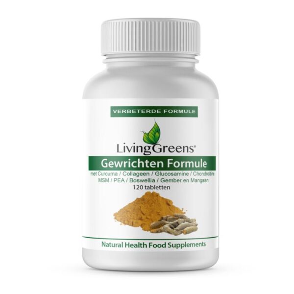 Livinggreens Gewrichten formule curcuma & collageen complex