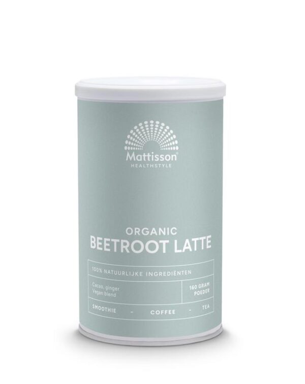 Mattisson Latte beetroot gember - cacao bio