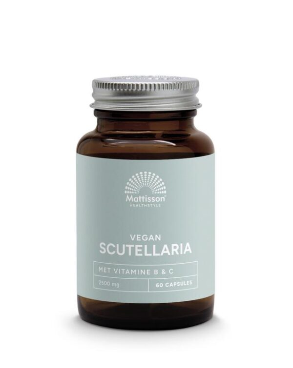 Mattisson Scutellaria 2500mg met vit B C curcumine vegan