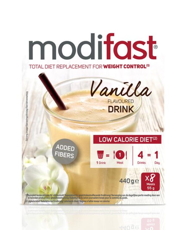Modifast Intensive milkshake vanille 8 stuks